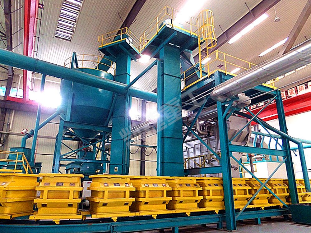 全柴一期全自动消失模生产线